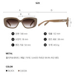 MOP NO.2 mother-of-pearl SUNGLASS COCOA