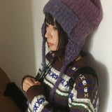 Kune Bokashi Knit Strap Balaclava