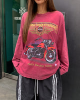 Harley ピグメントセミクロップロングスリーブ