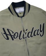 In-Holiday Varsity Jacket _Sand Beige
