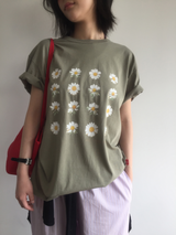 YWD フラワーTシャツ (3color)