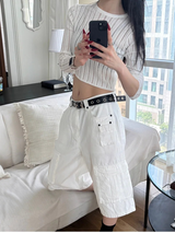 [Unisex] Multi cargo bermuda pants(4color)