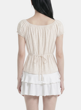 Aila Pearl Button Blouse
