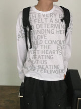 Clone Lettering Oversized Long Sleeve