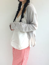Heart Pocket Check Pants