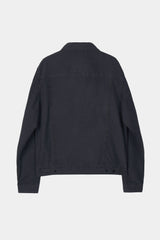 ビンテージウォッシュド5ポケットワークジャケット (Washed Navy)