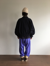Petit check frill blouson (2color)