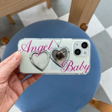 [MADE] Angel Baby Pink_ jelly hard case