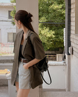 Mine short-sleeved jacket