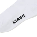 KIRSH プレーンロゴソックス 2Pパック【ホワイト】