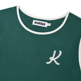 グラフィックリンガーTシャツ【グリーン】