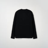 ストイックヘンリーネックウールニット(4 Colors)