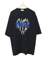 Heart Lettering Oversized Short-Sleeved T-Shirt