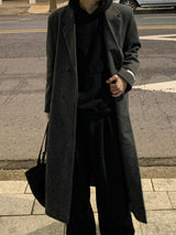  [Premium] Metin Hidden Maxi Wool Coat