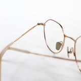 Knouun Round titanium glasses CODE. 101. D Rose Gold