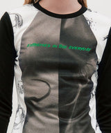 ブロックグラフィック LS Tシャツ _ BLACK