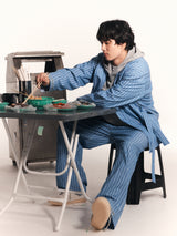 Belted Pajama Double Jacket