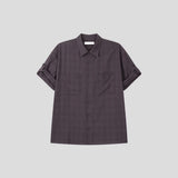 ASCLO Breeze Grid Roll Up Check Shirt (3color)