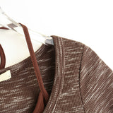 String wrap button short sleeve cardigan top 231216035