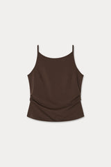 Cowl Sleeveless_Brown