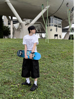 Coral Lettering Short Sleeve T-Shirt