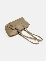 Minimalist Soft Leather Boston Bag