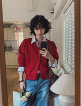 オービットラウンドクロップカーディガン