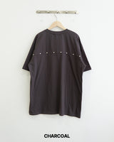 スタッズ シーム ショートスリーブ Tシャツ