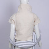 old natural hand-woven rags shirt