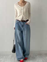705 All-Brush Wide Denim Pants