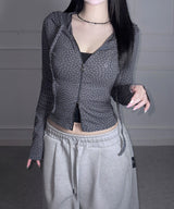 Seven Hooded Zip-Up (2colors)