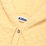 CHERRY RIBBON HOODIE CARDIAGN [LIGHT YELLOW]