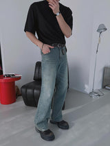 ASCLO Key Ring Weave Leather Belt (2color)