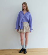 Volume ribbon skirt 2color