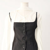 Ever 3-piece blouse, vest, and long skirt set