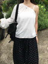 Arc One Shoulder Blouse (2c)
