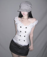 chrome frill bl (3colors)