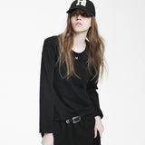 Point Symbol Black Long Sleeve
