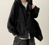 Ronff Embroidery Fleece To Way Hooded Zip-Up