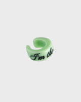 [Formica] レターイヤーカフ(Green)