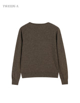 Basic Cashmere Mixed Round Cardigan 6 Colors