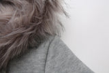 Medi Hybrid Fur Hoodie Zip-up