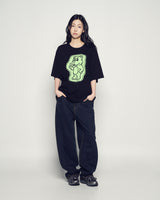 25FW AC BEAR NEON SHORT SLEEVE T-SHIRT BLACK