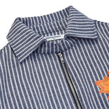 DirtyCoins Striped Maple Leaf Bomber