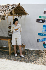 MU-WI PIN-KNIT 1/2 COLLAR-TEE (Oatmeal)