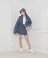 UNISEX 総柄ツイルバケハ