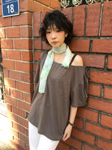 アルマンドストリングオフTシャツ (4color)