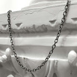 SS-original chain necklace_dark silver