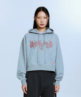 UNDEFEATED CROP HOOD (GRAY)
