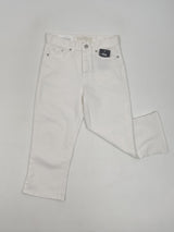 202 スリット コットン カプリ パンツ